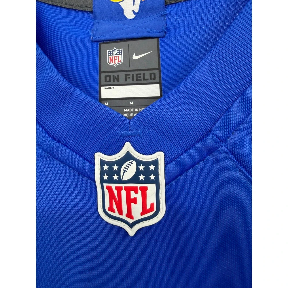 Nike Los Angeles Rams NFL On Field Jersey Blue Yellow Landolphi 11 Womens Medium